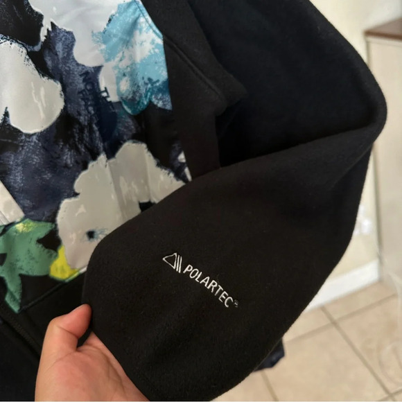 The North Face Women’s Plus Denali Fleece Jacket TNF Black Print Sz 1X NWOT - Picture 9 of 16